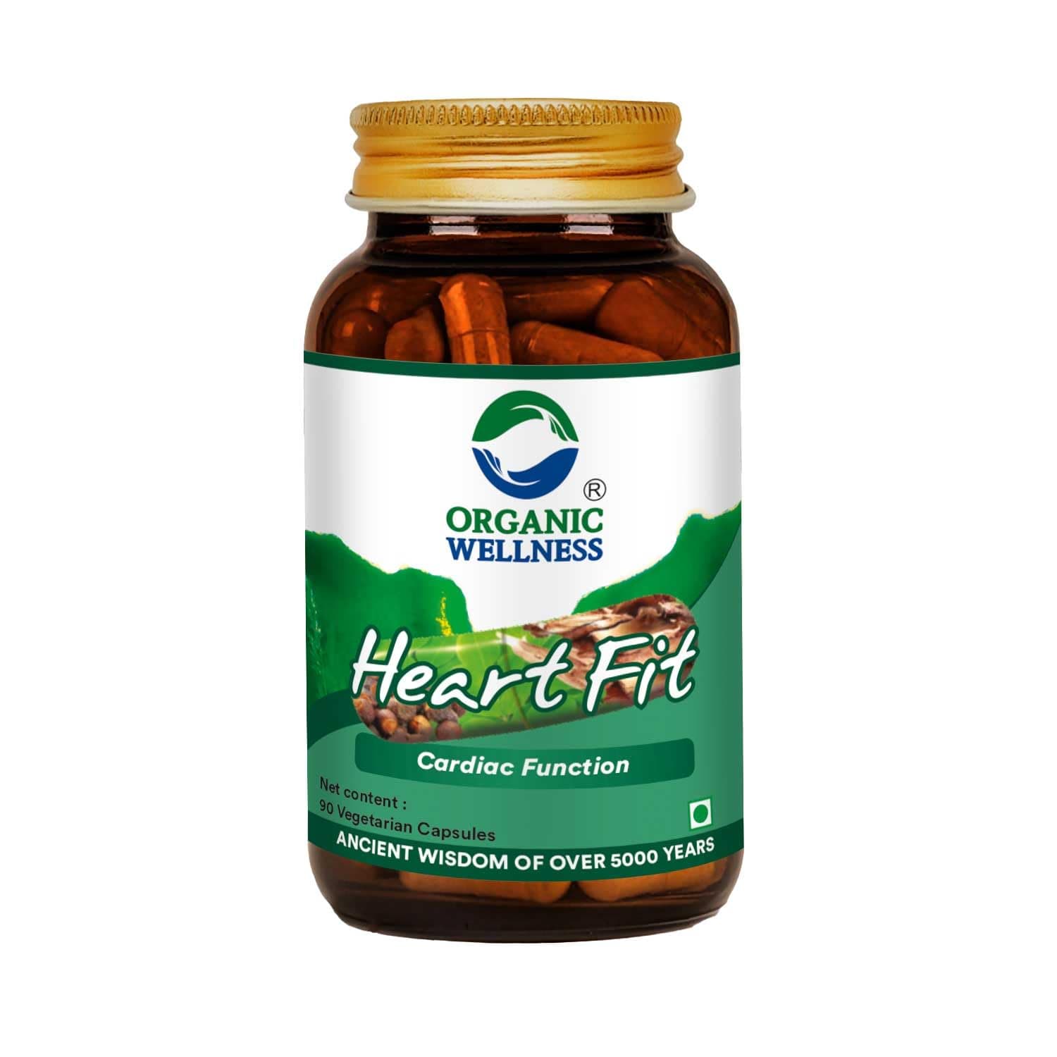 Organic Wellness Heart Fit Supplement With,Arjuna Reetha & Moringa