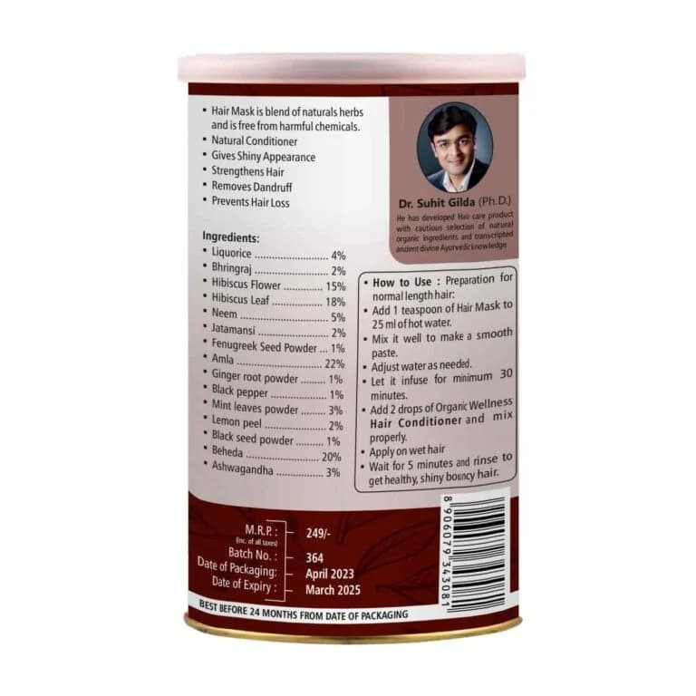 Hair Mask Conditioner 100 Gram Tin - Ảnh 3