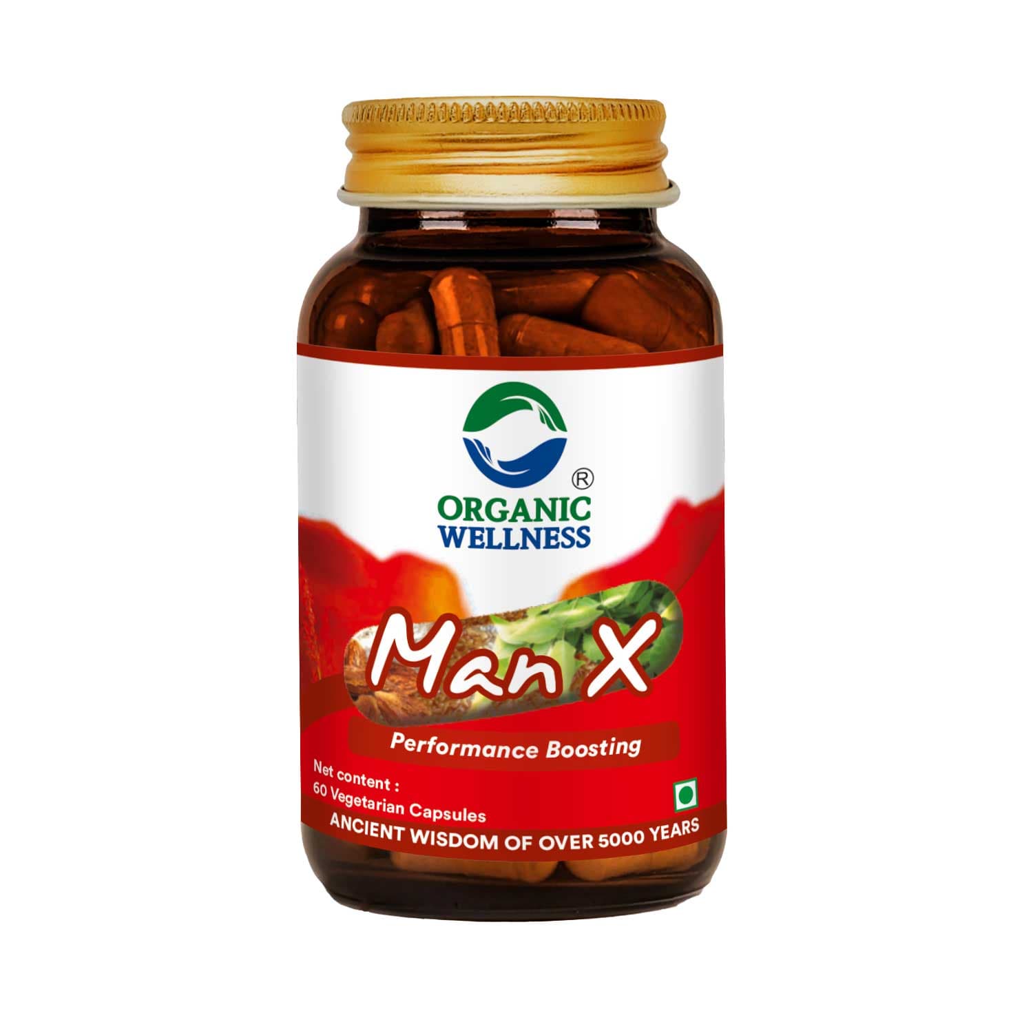 Organic Wellness Man-X 60 viên nang | Tăng cường miễn dịch