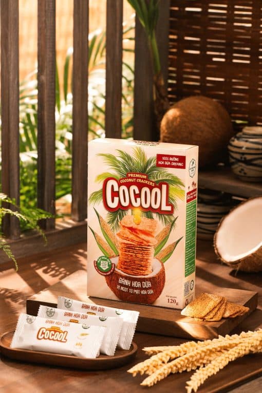 Bánh hoa dừa COCOOL - 120g - Ảnh 1