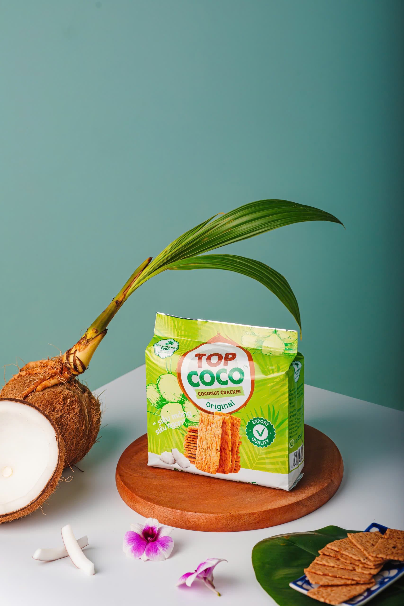 Bánh dừa nướng TOPCOCO - 150g (Vị Nguyên bản) - Ảnh 1