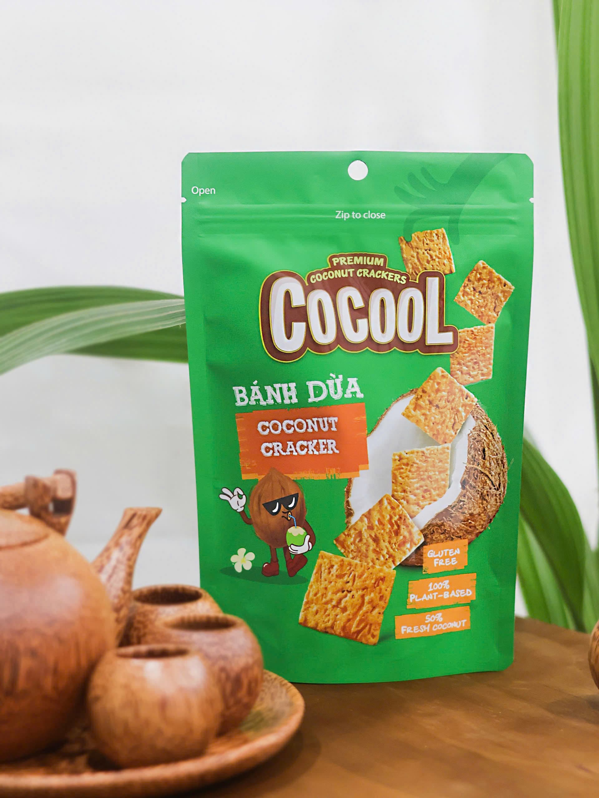 Bánh dừa nướng Cocool – 80 gram (Vị Nguyên bản) - Ảnh 1