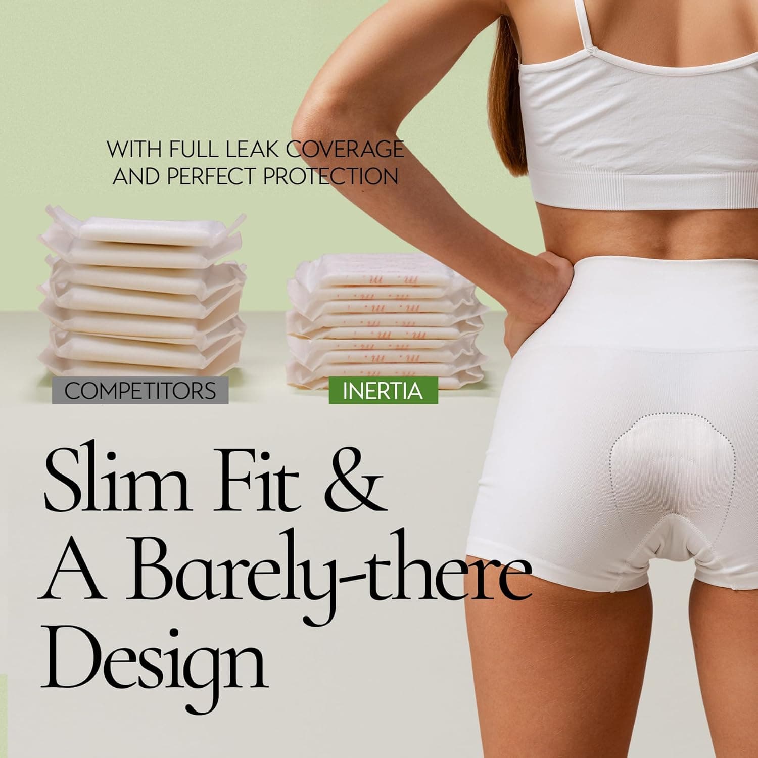 Băng Vệ Sinh Hữu Cơ INERTIA The Prism Red – Siêu Mỏng, Có Cánh, 100% Cotton Hàn Quốc – Không Clo & Hương Liệu (Gói 10 Miếng) - Ảnh 3