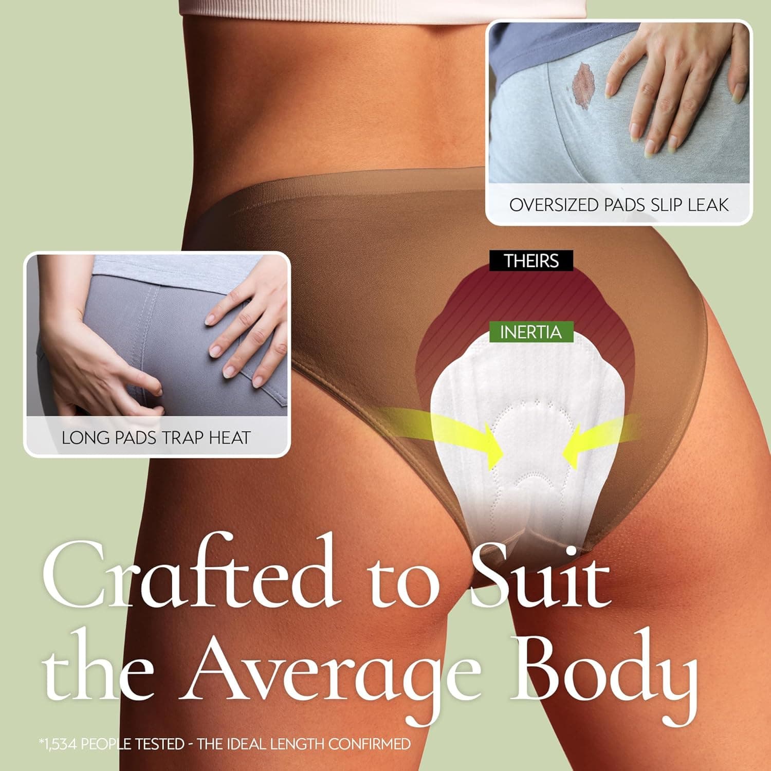 Băng Vệ Sinh Hữu Cơ INERTIA The Prism Red – Siêu Mỏng, Có Cánh, 100% Cotton Hàn Quốc – Không Clo & Hương Liệu (Gói 10 Miếng) - Ảnh 6