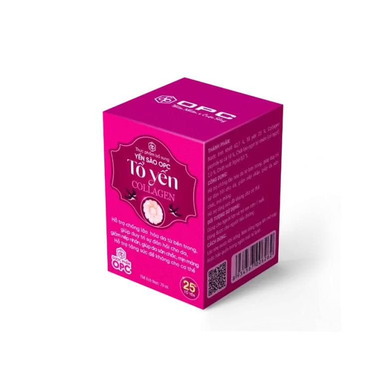 TPBS - YẾN SÀO OPC-TỔ YẾN COLLAGEN (hộp 6 lọ x 70 mL) - Ảnh 2