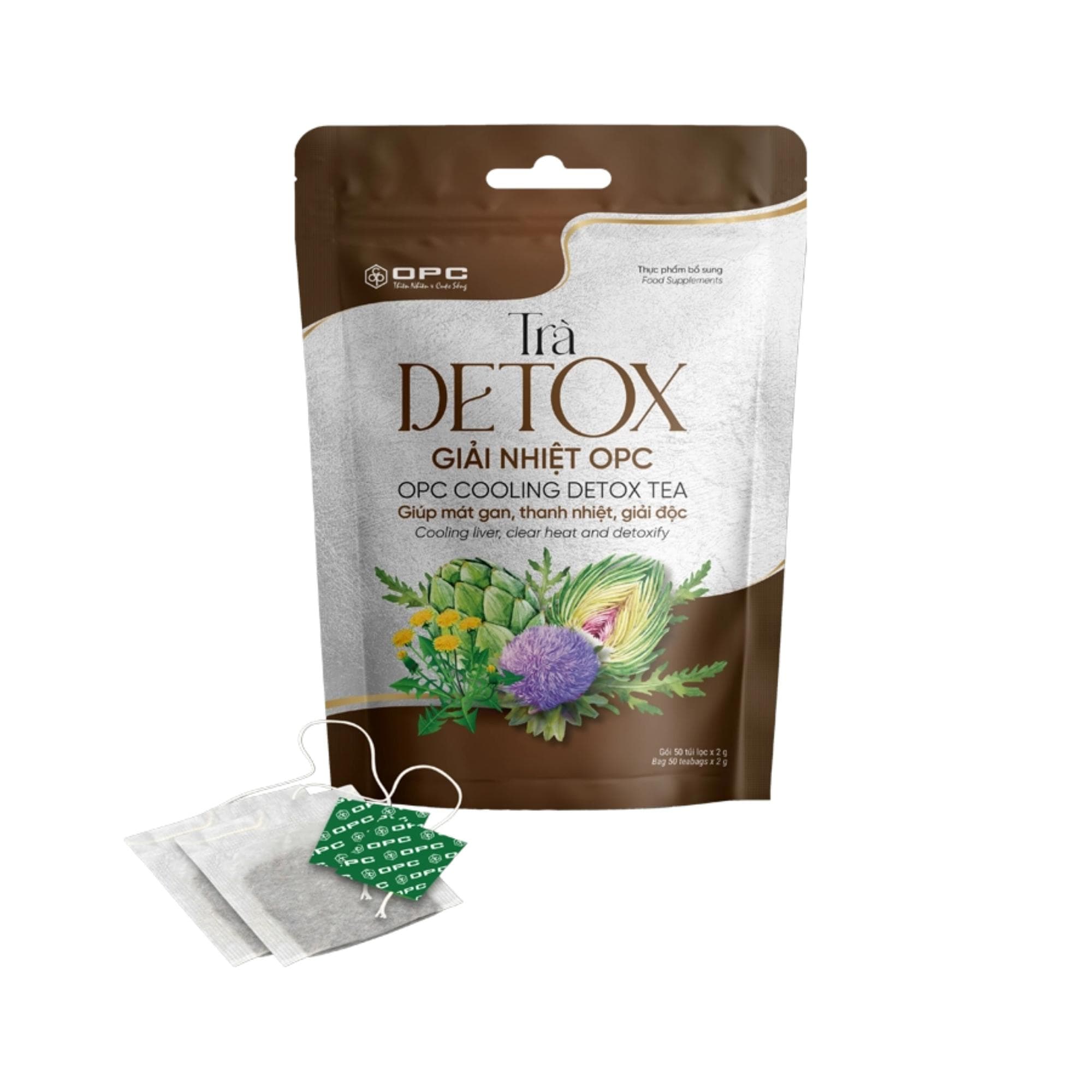 TPBS. TRÀ DETOX (Túi zip 50 gói) - Ảnh 1